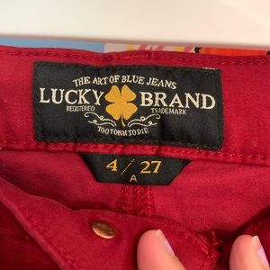 Red Lucky Brand Jeans